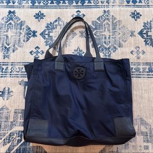 Tory Burch Nylon and Leather Tote